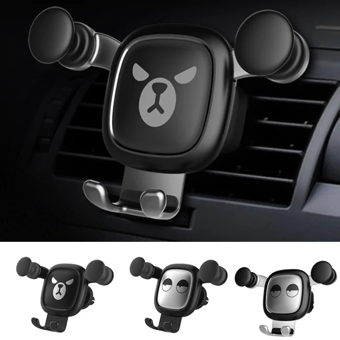 Автомобильный держатель для телефона Gravity Phone Mount для автомобильных вентиляционных отверстий с поворотом на все градусов навигационный кронштейн TD326