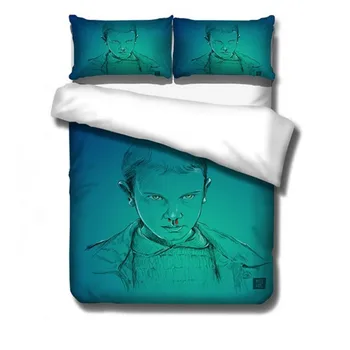 

Dropshipping Bedding Set 3D Printed Duvet Cover Bed Set Stranger Things Home Textiles for Adults Bedclothes with Pillowcas N045