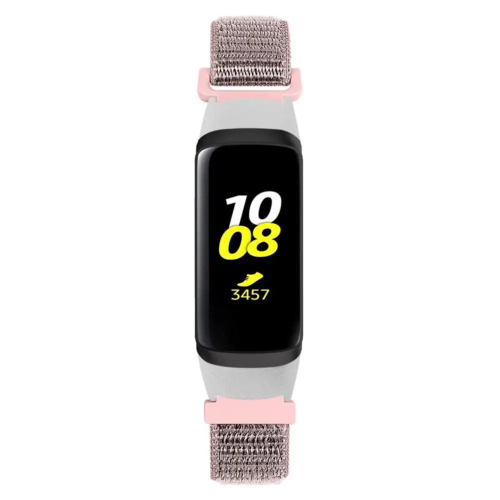 Нейлоновый сменный ремешок для часов Ремешок для samsung Galaxy Fit M-R370 Браслет совместим с samsung Galaxy Fit R370 - Цвет ремешка: Light Pink
