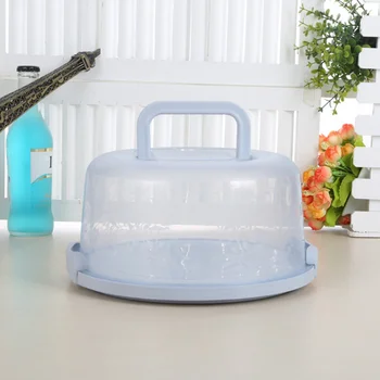 

Portable Plastic Cake Box Refrigerator Food Crisper Organizer for Vegetables Fruits (Random Color)