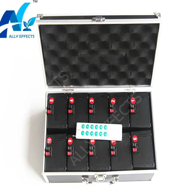 

D10 wireless remote control 10 channel receiver box birthday pyro igniter machine