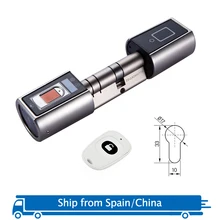 L5SR WELOCK Bluetooth Slimme Lock Elektronische Cilinder Outdoor Waterdicht Biometrische Vingerafdruk Scanner Keyless Deursloten(China)