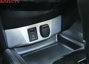 

BJMYCYY Car styling Deco panel for automobile cigarette lighter For Nissan Qashqai 2016 Accessories