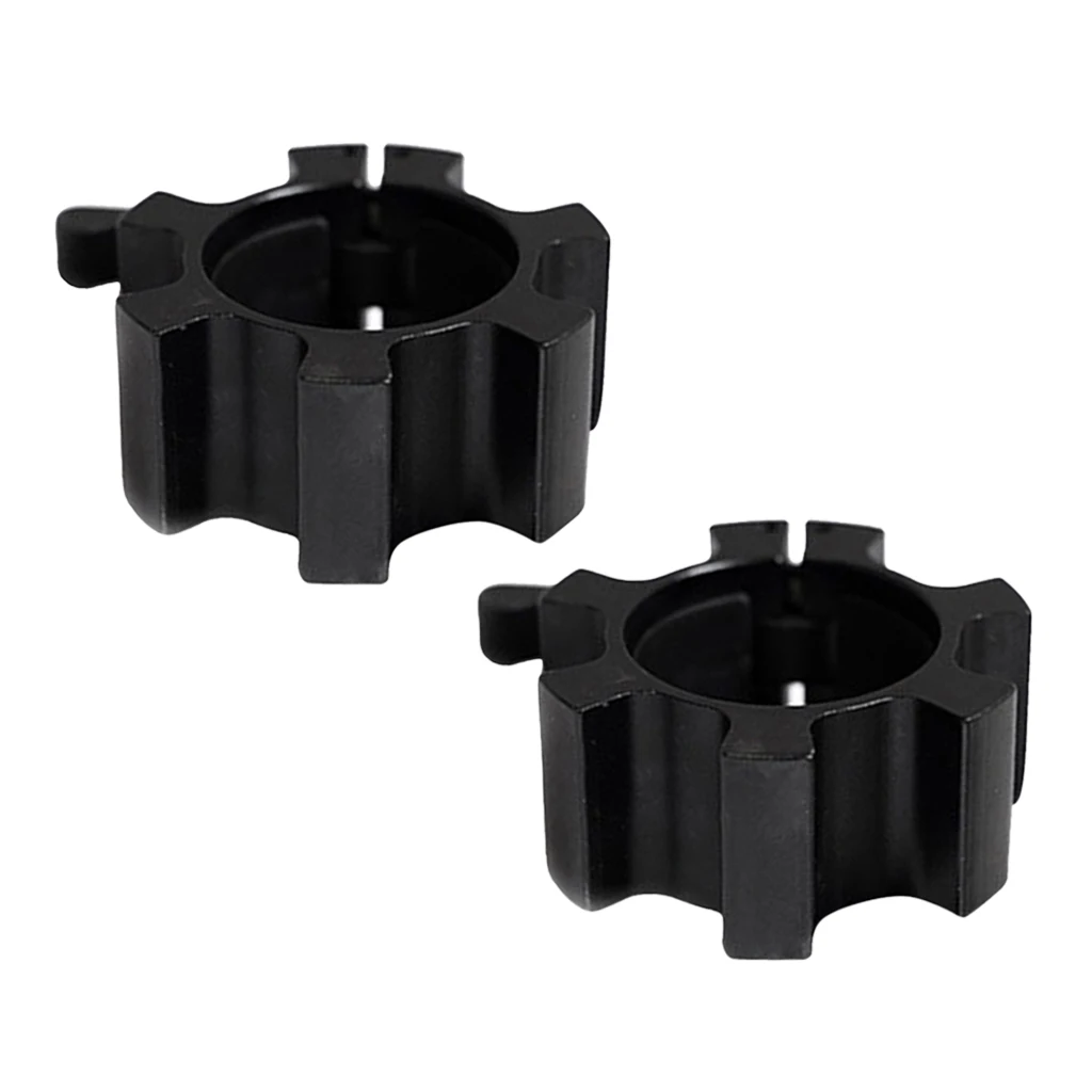 2pcs 2'' Solid Dumbbell Clamp Collars Barbell Spin Lock Gym Weight Bar Clip