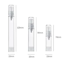 5ml 10ml 15ml plástico frasco de perfume vazio refilable spray frasco pequeno parfume atomizador perfume