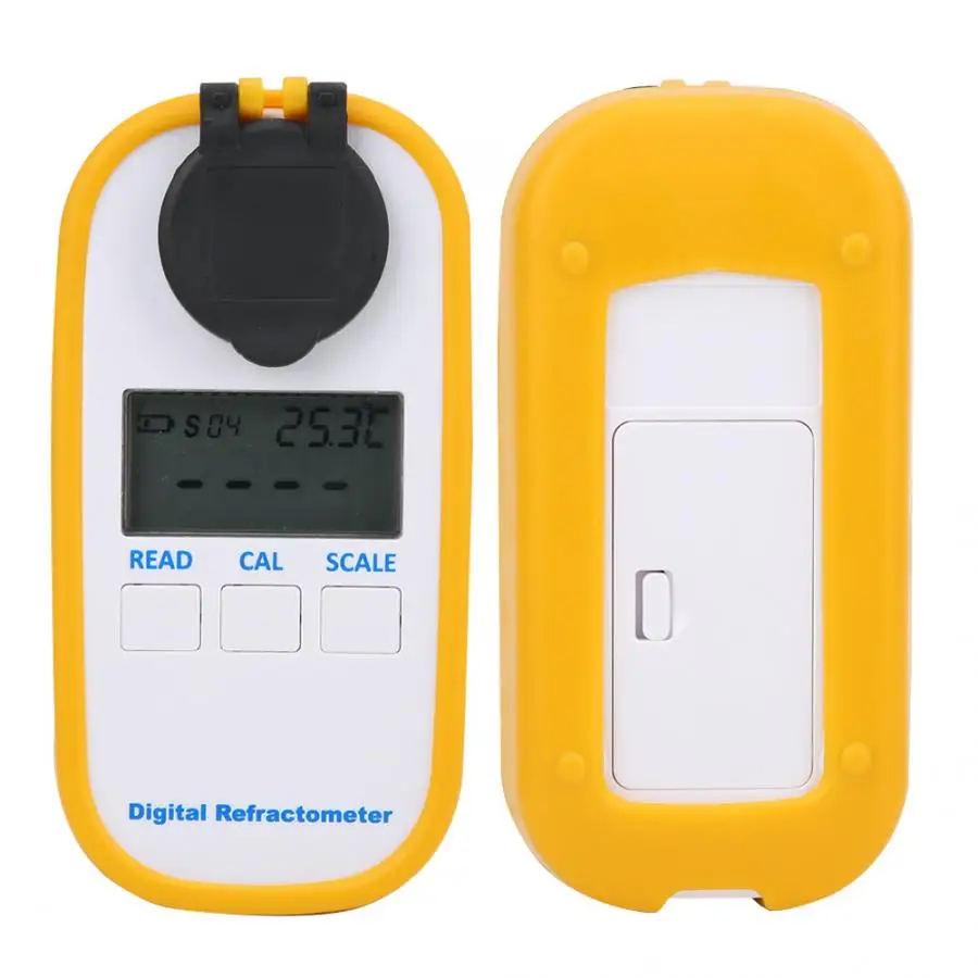 Цифровой измеритель концентрации сахара вина Рефрактометр DR103 для груши арбуза