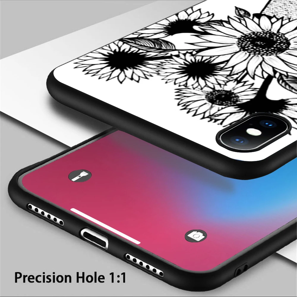 Чехол с цветочным горшком Мягкий силиконовый чехол для телефона iPhone 11 Pro Max X 5S 6 6S XR