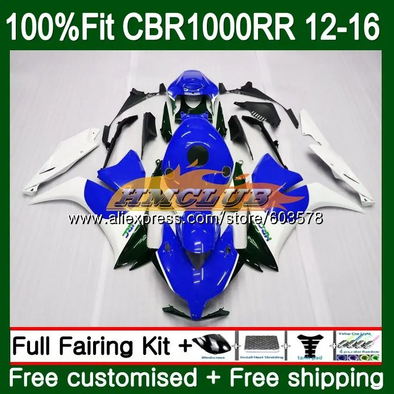Инъекций для HONDA CBR 1000RR 1000 RR 2012 2013 83CL. 26 белого и синего цвета CBR1000 RR CBR1000RR для детей возрастом 12, 13, 14, 15, 16 обтекатель