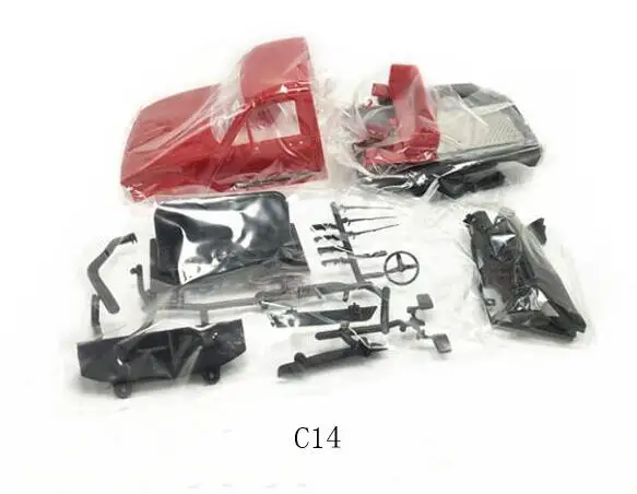 WPL C14 C24 RC автомобиль оригинальные части автомобиля оболочки - Цвет: C14 car shell