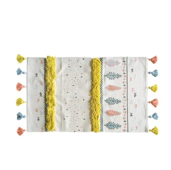 

Soft Nordic Style Cotton Carpets For Living Room Bedroom Kid Room Rugs Home Carpet Floor Door Mat Decorate House Table Area Rug