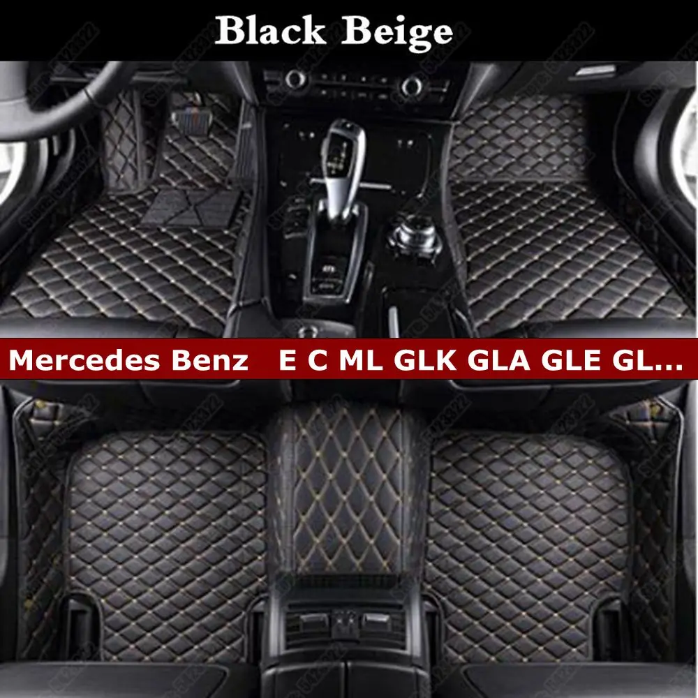 Автомобильные коврики для Mercedes Benz все модели CLK SLK CLA CLS G GLS GLC E C ML GLK GLA GLE GL S R A B автомобильные коврики ковровое покрытие