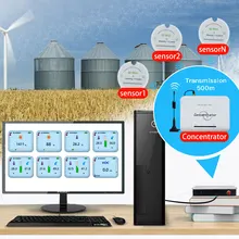 Датчик влажности зерна 433/868/915 МГц датчик влажности температуры и влажности беспроводной регистратор данных для силосов зерна