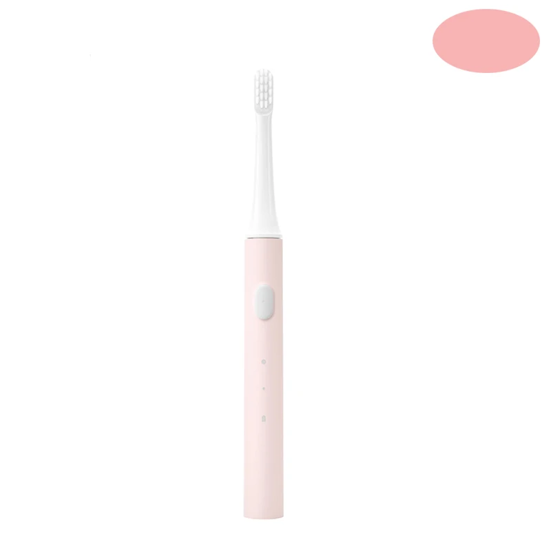 pink Xiaomi Mijia T100 звуковая электрическая зубная щетка для взрослых Водонепроницаемая ультра звуковая автоматическая зубная щетка с зарядкой от USB - Color: pink