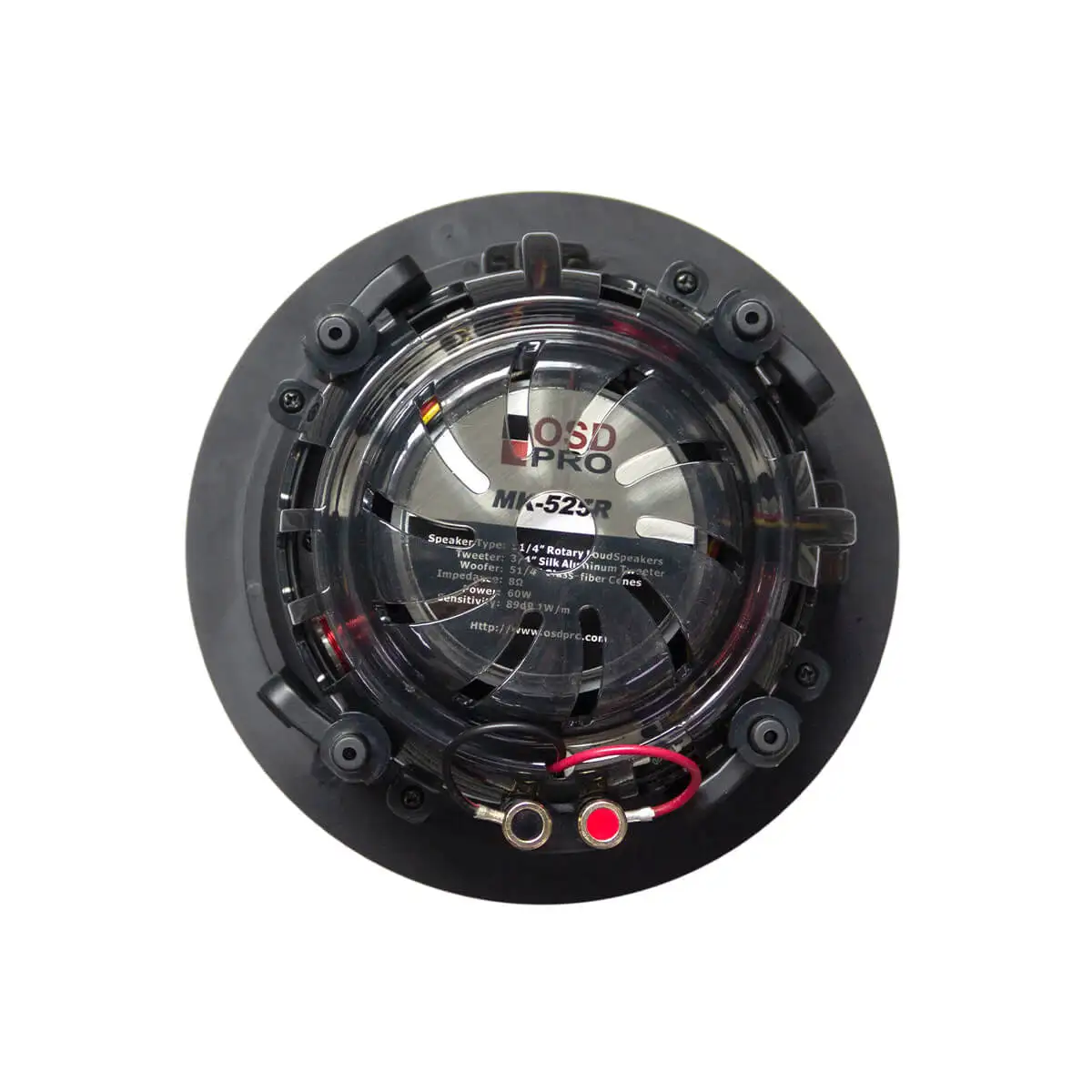 RK525 2 Way 60W Full Range 5.25 Inches In-ceiling Pair Speaker With Pivotaing And Rotating Woofer And Tweeter