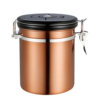 

1.5L Airtight Coffee Container Storage Canister Set for Coffee Beans Ground Spices Food Tea Container Caddy Kitchen Tools