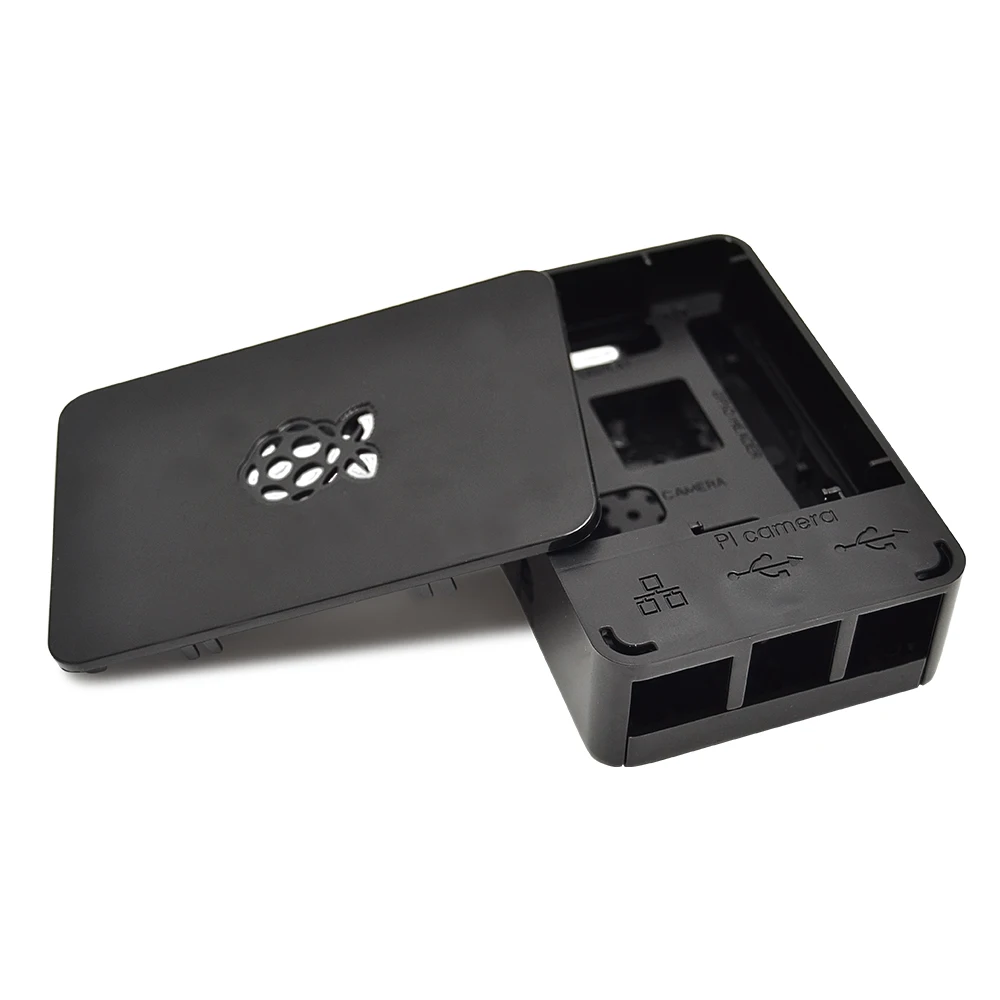Официальный raspberry pi 3b+ чехол raspberry pi 3 Аксессуары Черный Защитный чехол с кронштейном для камеры