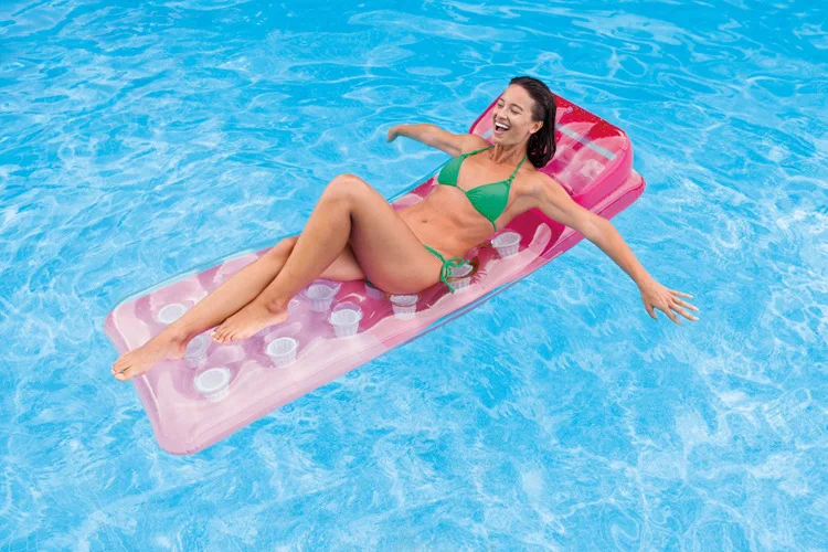 Оригинальные INTEX-18 надувные матрасы для плавания водная плавающая кровать пляжная площадка водопровод доска для плавания 58890