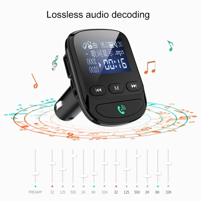 Автомобильный плеер Bluetooth fm-передатчик Радио MP3 USB беспроводной комплект громкой связи NC99