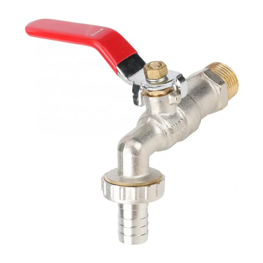 

G1/2 Outside Garden Tap Easy Turn On/Off Lever Handle Water Supply Faucet