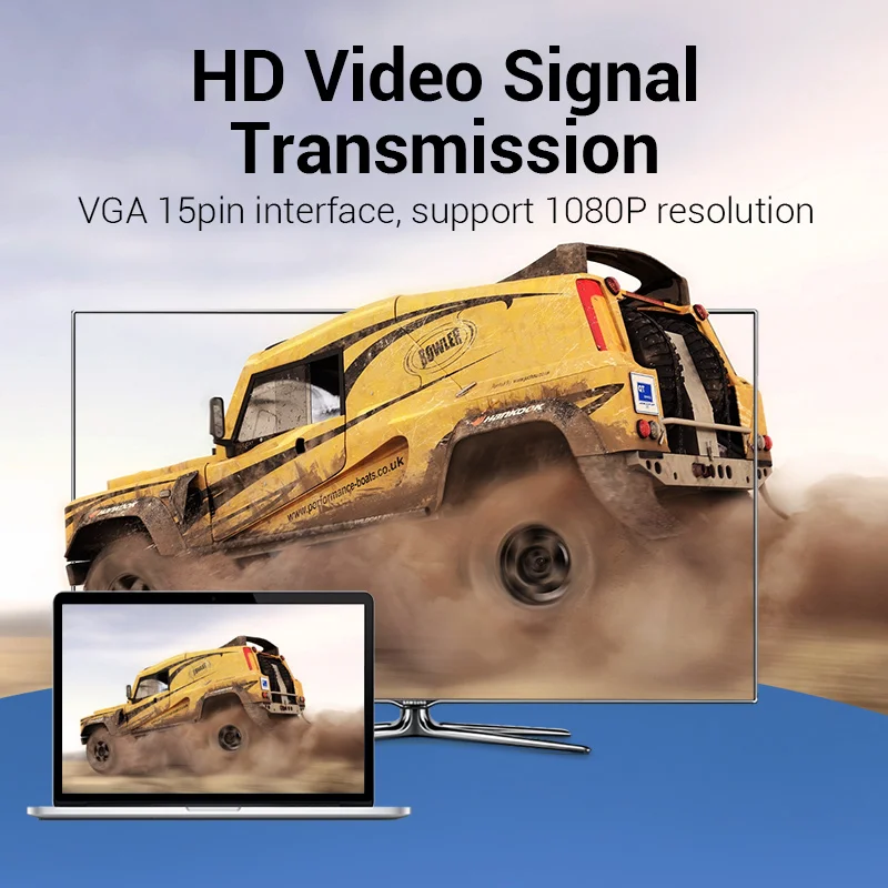 VGA to VGA Adapter Male to Female Connector 15 Pin 1080P 60Hz for PC Monitor Laptop Projector Cable Adapter VGA Cable Adapter