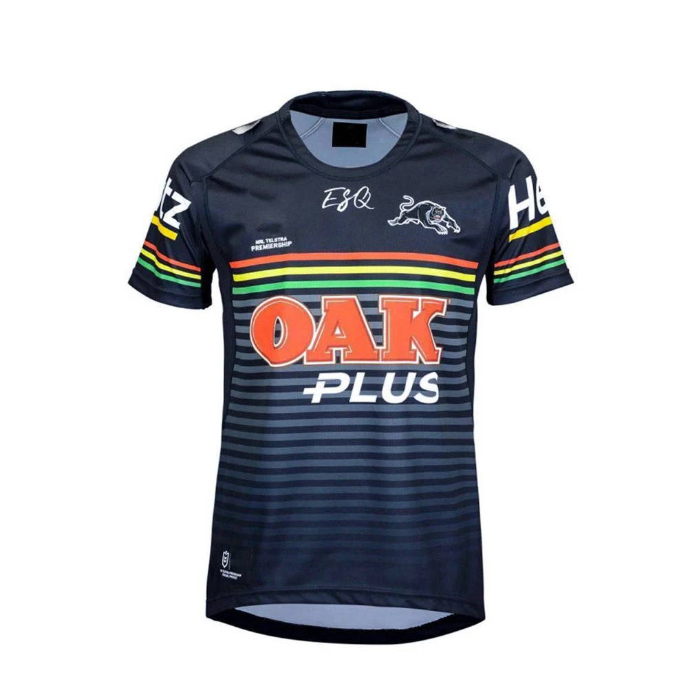 

RESYO for 2019 Australis Penrith Panthers ADULT HOME RUGBY JERSEY Sport shirt Size:S-3XL Free Shipping