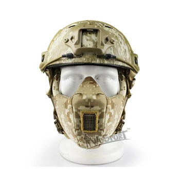 

Lightly Tactical Army Mask Safety Hunting Mask Outdoor Military Wargame Paintball Airsoft Tactical Half Face Mask