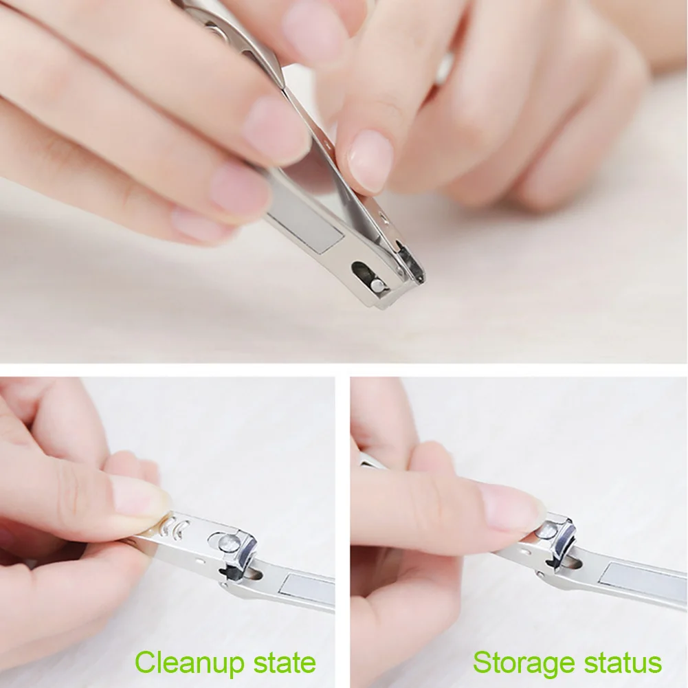 Toenail Trimmer Clean Health No Splash Fingernail Cutter Personal Care Manicure Nail Clipper Maximum Sharpness For Adult Rotary