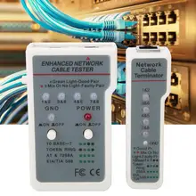 Проводной многофункциональный сетевой кабельный тестер Ручной телефонная проводка детектор линии сетевой инструмент выключатель