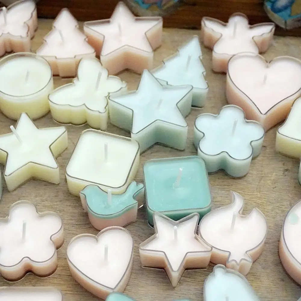 DIY Makinng большое сердце Поликарбонат подсвечники 40 шт