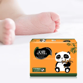 

4 Packs Paper Towels Napkins Facial Tissues Wood Pulp Home Toilet Paper Interior Accessories Paper Towels 175*120mm