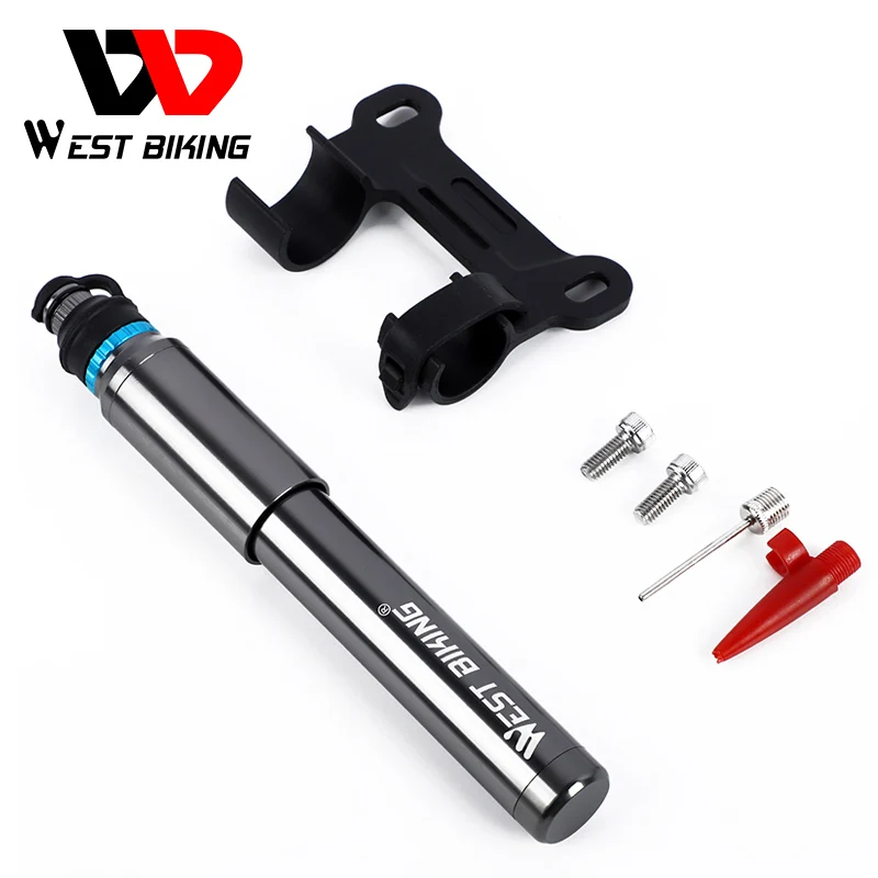 Портативный велосипедный насос ручной для велосипеда 150PSI Presta/Schrader Road MTB горный