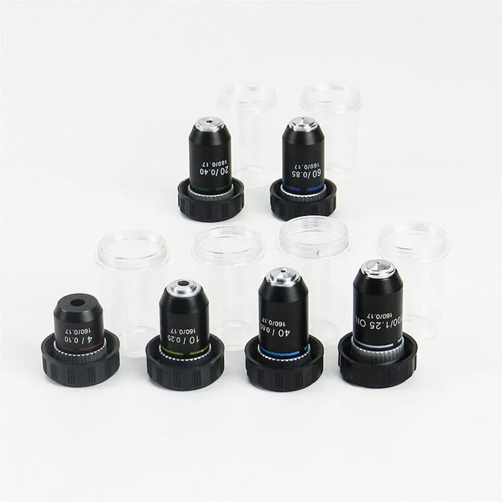 Аксессуары для телескопа Lense 4X 10X 20X 40X 60X 100X Plan Infinity aхроматические профессиональные Объективы
