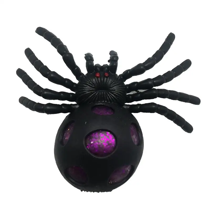 

Spiders Stress Ball Soft Party Favor Simulation Spider Shaped Tricky Toy For Kids Students Adults Stress Relief Toy Color Random