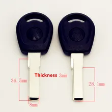 C117 Заготовка ключа замка зажигания автомобиля