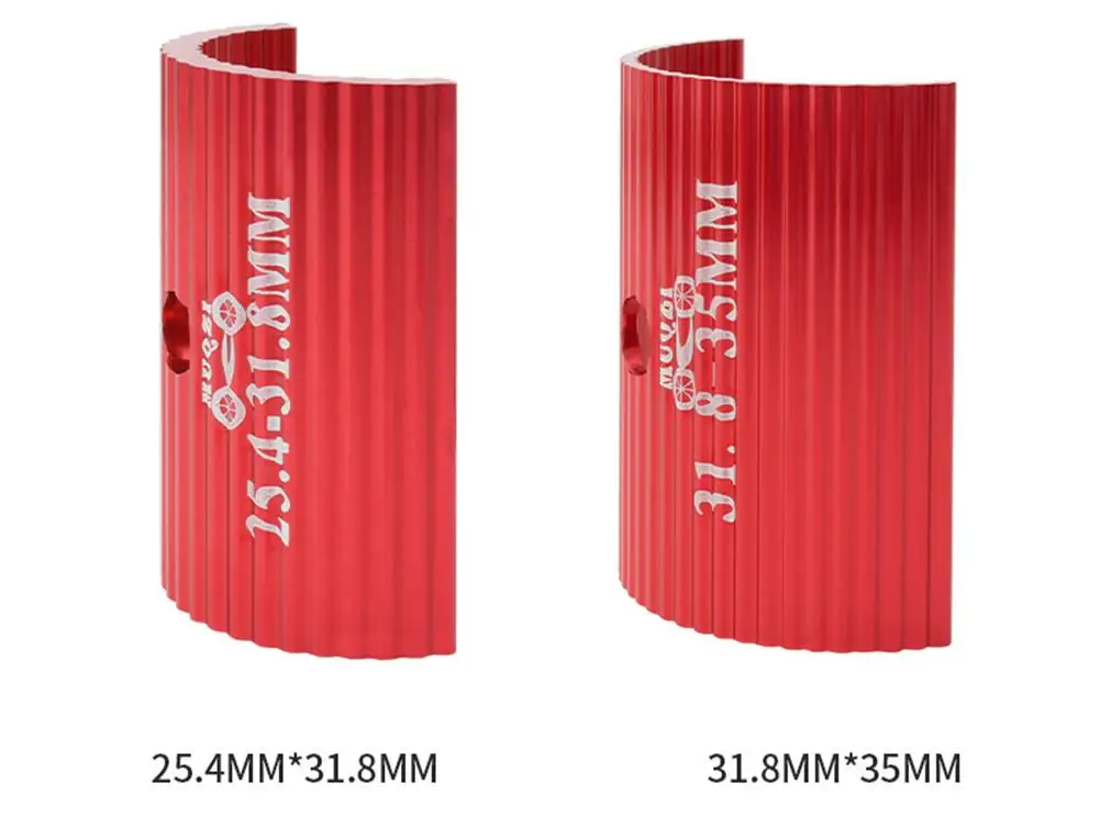 

Bike Handlebar Shim 25.4mm To 31.8mm/31.8mm To 35mm Aperture Adapte For Mtb Road Bicycle Bar Stem Reducer