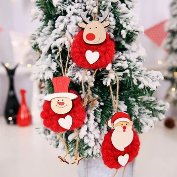 

Home Ornaments Decor Dolls Gifts Red/white/gray 3Pcs Christmas Snowman