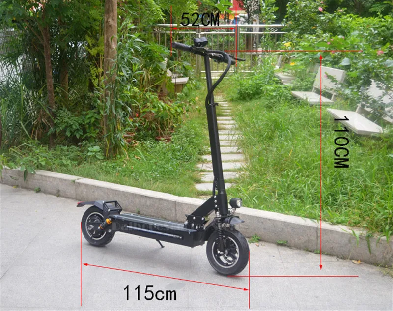 Daibot Electric Scooter 2000W Two Wheels Electric Scooters 11 Inch Double Drive 1000W 52V Foldable Powerful Electric Bike (17)