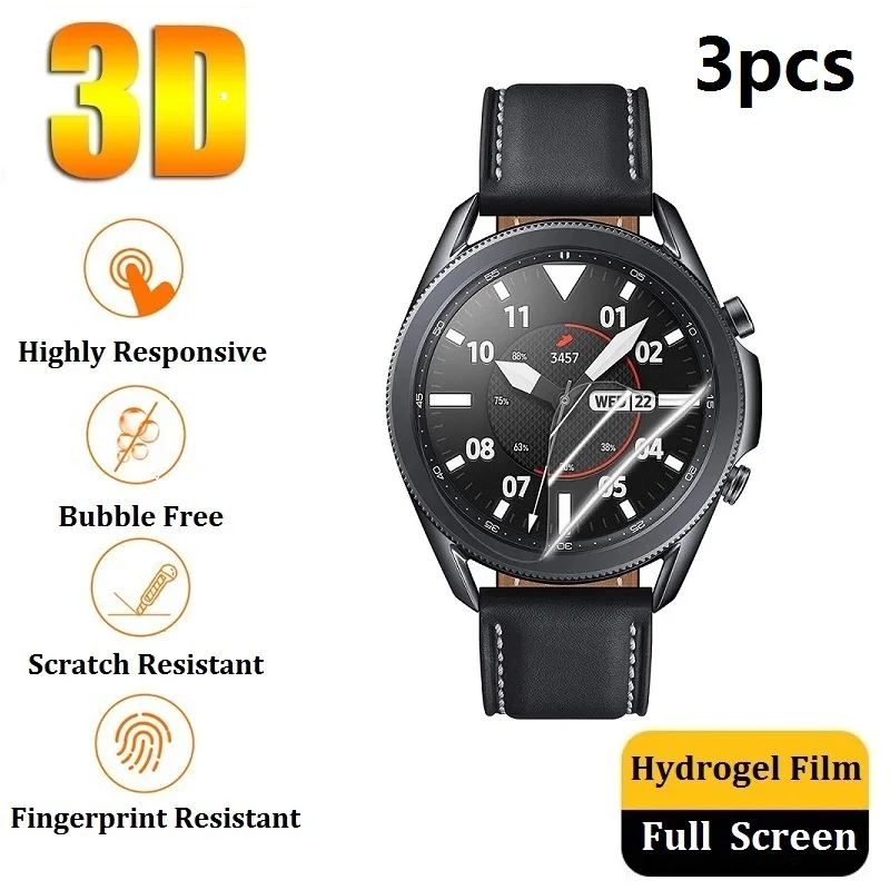 Защитная пленка для экрана Samsung Galaxy Watch 3 45 мм 41 (не стекло) 46 42 из фольги |