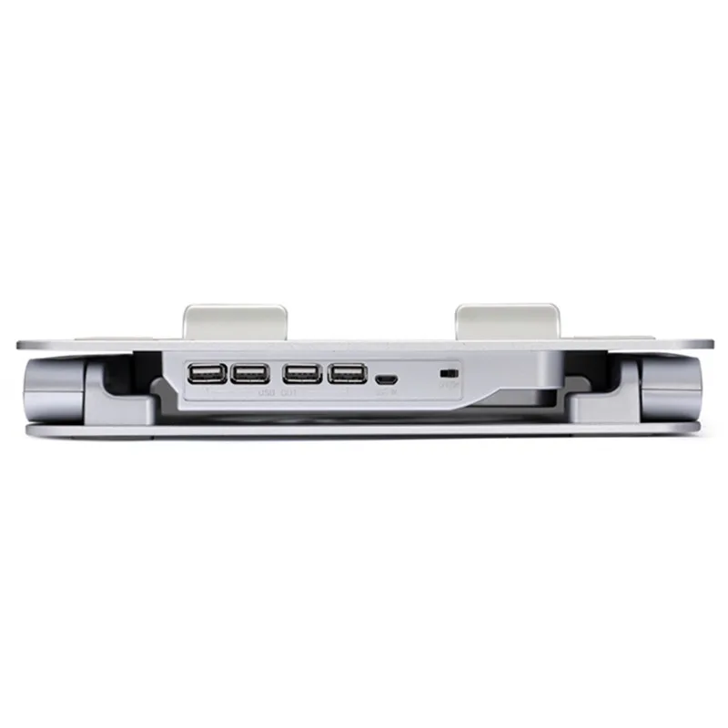 10-15,6 дюймов подставка для ноутбука из алюминиевого сплава 4 USB компьютер кулер планшетный ПК PS4 вентилятор Поддержка Портативный складной Стенд стойка для монитора