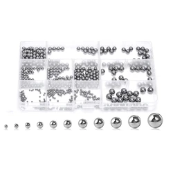 520Pcs Precision Steel Ball Bearings ,2-8mm Balls Magnetic Loose Bicycle Bearing Balls Assortment Kit