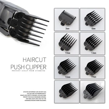 

8Pcs Universal Hair Clipper Limit Comb Guide Attachment Size Barber Replacement