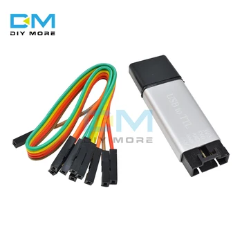

Aluminum Shell CP2102 12Mbps USB 2.0 to TTL UART Module 5Pin Serial Converter STC Replace FT232 Module 5V/3.3V Type A Metal Case
