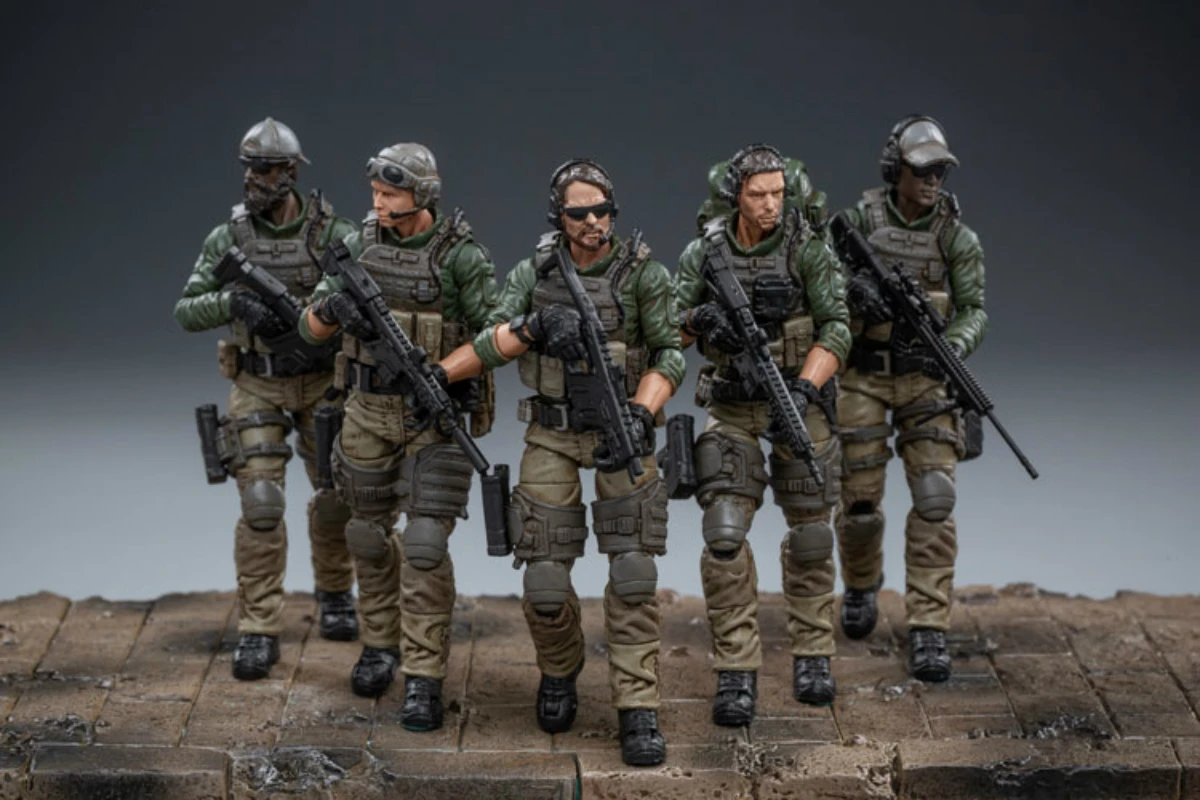 Экшн фигурки JOYTOY 1/18 солдат (5 шт.) американская морская пехота USMC подарок на день