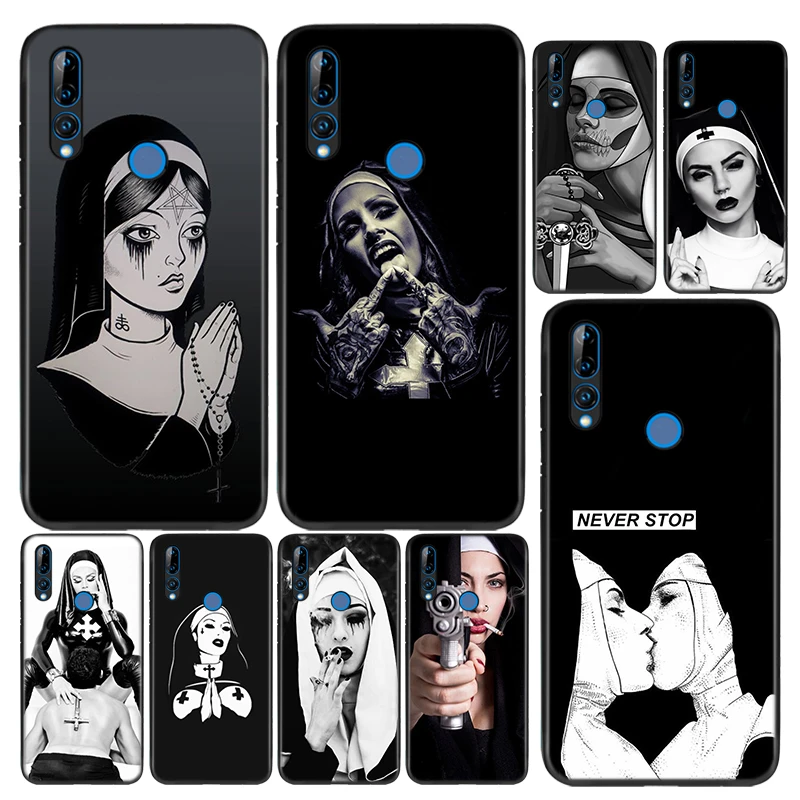 Silicone Cover Sister Style Nun Sexy Girl For Huawei Honor 9 9x 9n 8s 8c 8x 8a V9 8 7s 7a 7c Pro Lite Prime Play 3e Phone Case Phone Case Covers