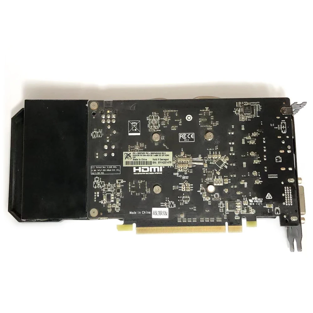 latest graphics card for pc Original XFX RX 560 4GB Graphics Cards AMD GPU Radeon RX560 4GB 4G Video Screen Cards Desktop Game Map Video card Mining video card in computer