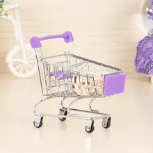 

Cute Mini Shopping Cart Supermarket Handcart Storage Toy Gift Toy Decor Office Wonderful Kids Home For Children Gift