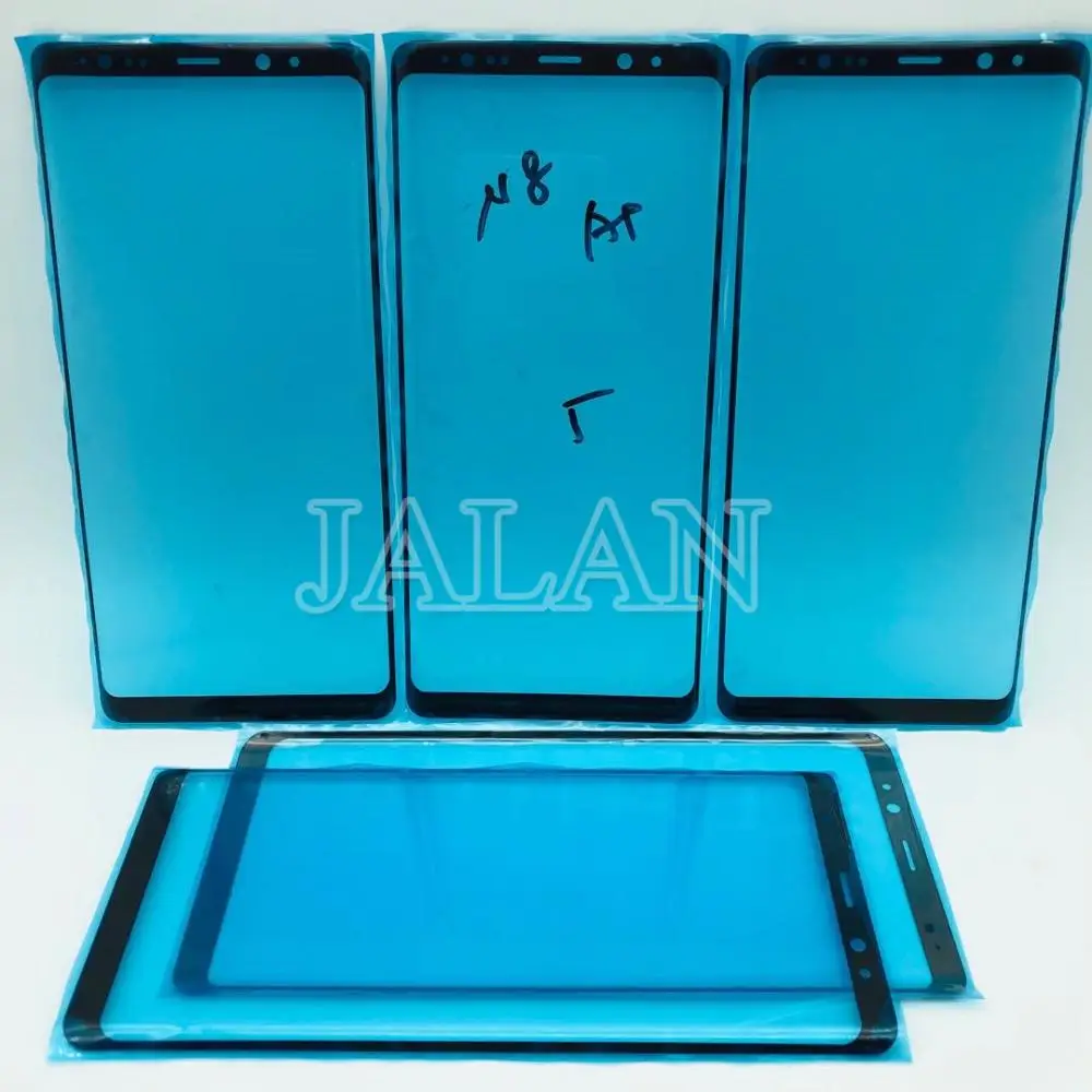 Note 8 N9500 Переднее стекло Ori Repainted высокое качество Мобильный телефон дигитайзер
