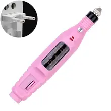 Электрический мини шлифовальный станок, Полировальный Инструмент, машинка об/мин до 20000 ОБ/мин, 100-240 В, набор, инструмент для маникюра, педикюра, дизайна ногтей