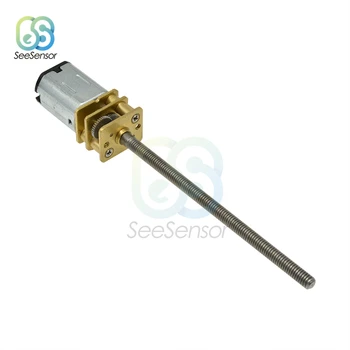 DC 3V/6V/12V N20 Mini mikro Metal motoreduktor DC silniki wał M3 x 55mm 15/30/60/100/150/200/300/400/500/600/800/1000 obr/min