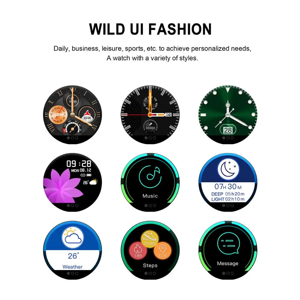 GT105 Smart Watch Man IP68 Waterproof Sports Smartwatch Blood Pressure Heart Rate Sleep Fitness Monitor Watches For IOS Android
